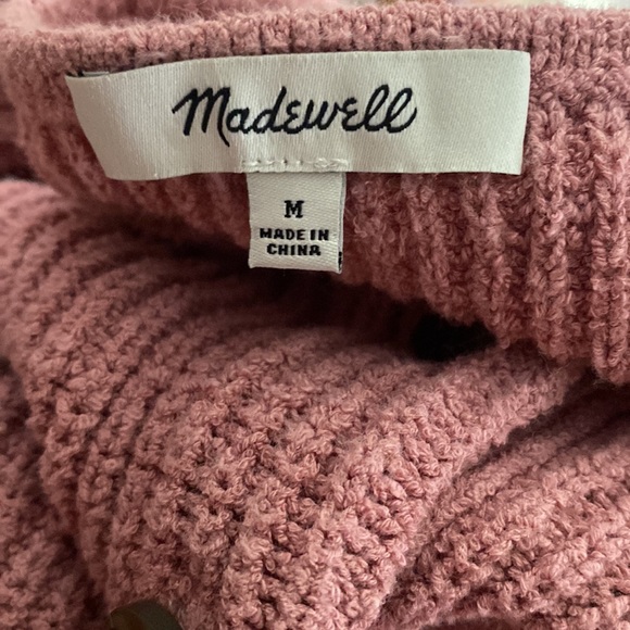 Madewell M Ruffle-Strap Button-Front Sweater Tank Top - Picture 3 of 14